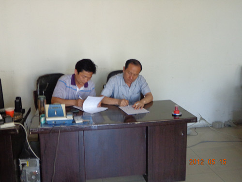 与宁夏吴总签约